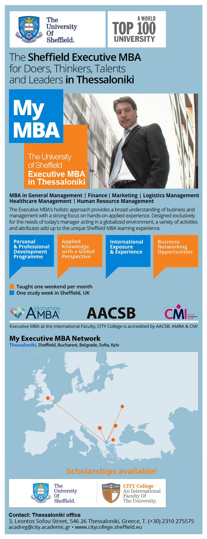 The Sheffield Executive MBA in Thessaloniki