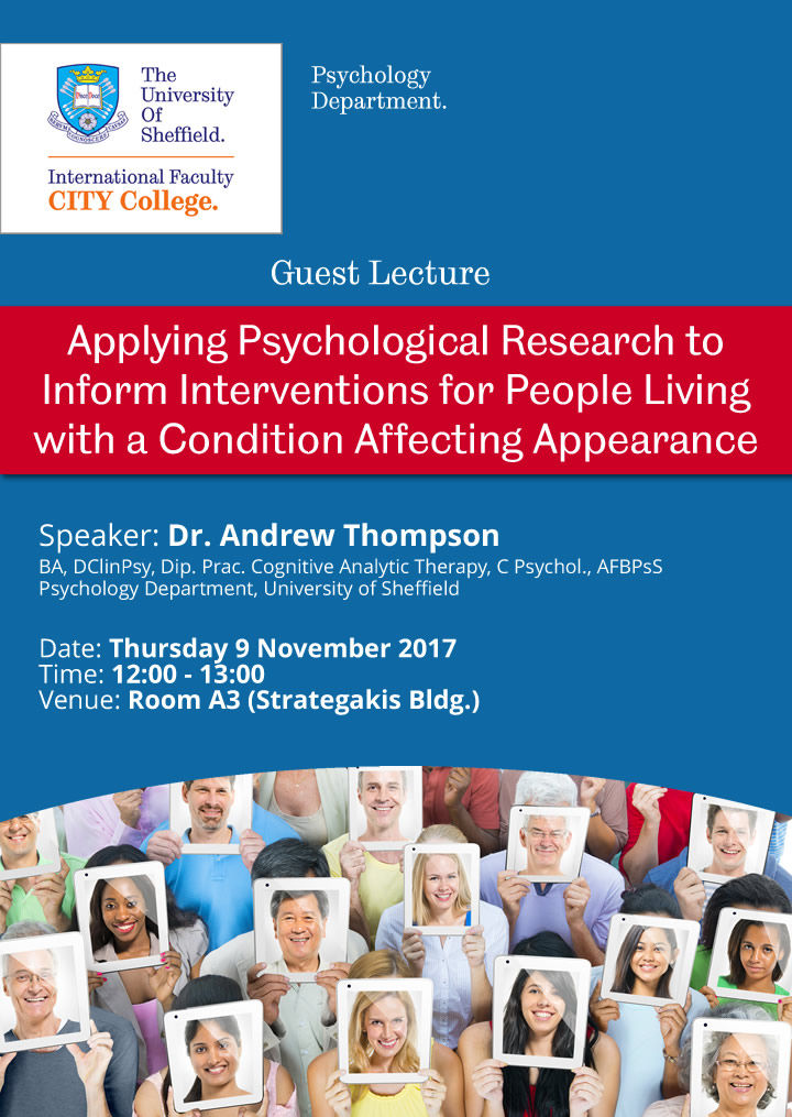 Guest Lecture with Dr Andrew Thompson from the University of Sheffield