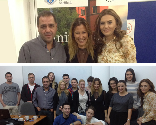 Guest speech by Avon Marketing Manager for our postgraduate students in Bucharest