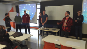 CITY College first year business students worked in teams and presented their work to their classmates following the structure of a real time debate with strict time limits