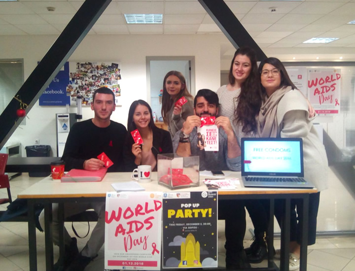 On the World’s AIDS Day, CITY College Students’ Union (CSU) successfully organised an activity aiming at raising awareness on AIDS and HIV