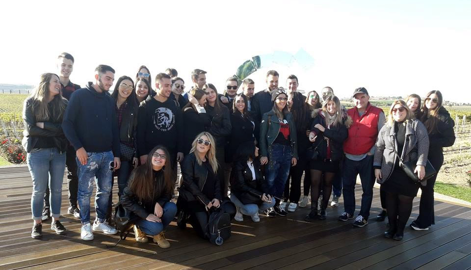 The University of Sheffield International Faculty, CITY College business students visited visited Ktima Gerovassiliou Vineyard, one of the biggest vineyards in Northern Greece