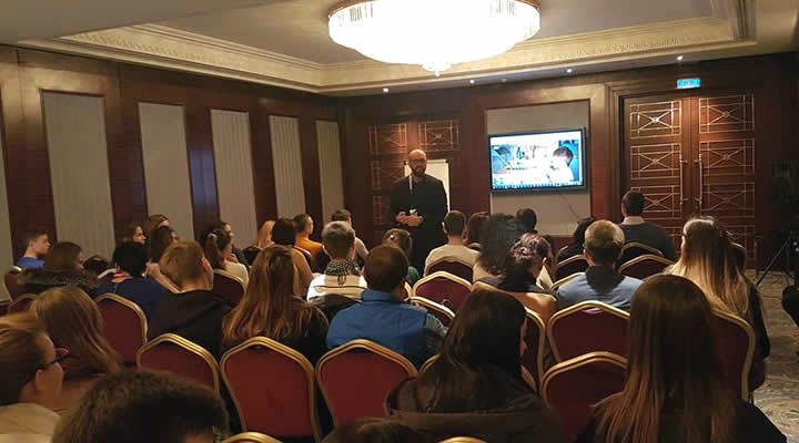 During his visit in Kyiv mid October, Dr Nikolaos Dimitriadis delivered two successful seminars in two different events