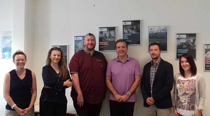 Dr. Paschalia Patsala, Head of the English Studies Department, Professor Petros Kefalas, the Vice-Principal for Teaching and Learning, together with members of ESD staff met with Mr. Nash during his two-day visit to the International Faculty CITY College