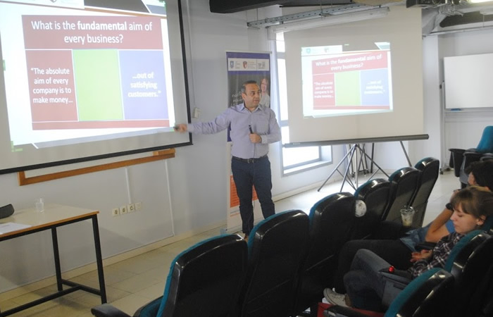 Dr Nikolaidis delivered a talk entitled "Services Optimization for Customer Satisfaction."