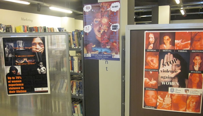 CITY College English Studies Department has launched a Poster Exhibition on the theme "Wide-ranging forms of violence in the 21st century" 