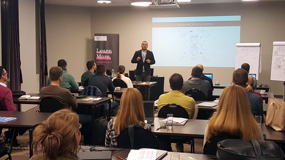 The Executive MBA of the International Faculty in Belgrade - Guest lecture by Mr. Vuk Kosovac, Executive Director of Marketing at Societe Generale Bank