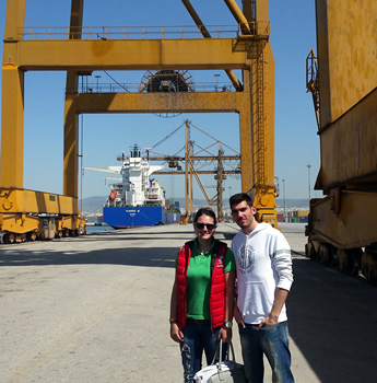 Students following the logistics specialisation of the MBA visited the port of Thessaloniki in the frame of unit ‘Global Supply Chain Management’