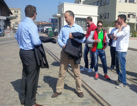 Students following the logistics specialisation of the MBA visited the port of Thessaloniki in the frame of unit ‘Global Supply Chain Management’