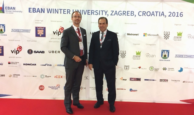 Prof. Panayiotis Ketikidis, Vice Principal of the International Faculty and Dr Andreas Baresel-Bofinger from SEERC represented CITY College at the EBAN Winter University