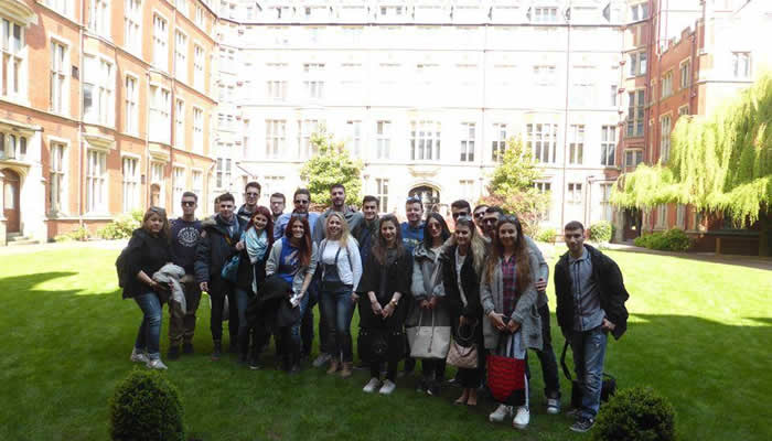 In the frame of visit, a tour of the university’s campus took place as well as a tour of the Student’s Union building