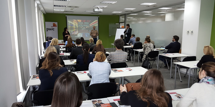 The International Faculty, CITY College, in cooperation with PwC’s Academy organised a successful Masterclass on ‘Social Media Intelligence in Practice’ in Belgrade