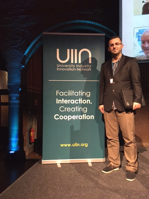 Our research centre, SEERC, at the UIIN Conference in Amsterdam - Mr Besart Hajrizi