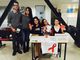 World AIDS Day - CITY College students raise awareness on campus