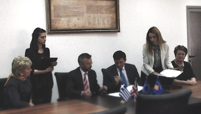 The International Faculty signs Scholarships Agreement with the Ministry of Education of Kosovo