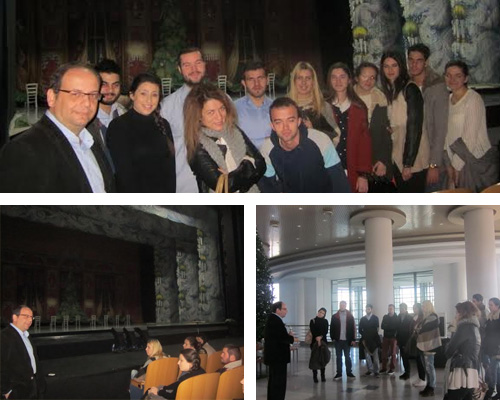 Our business students visit the Thessaloniki Concert Hall