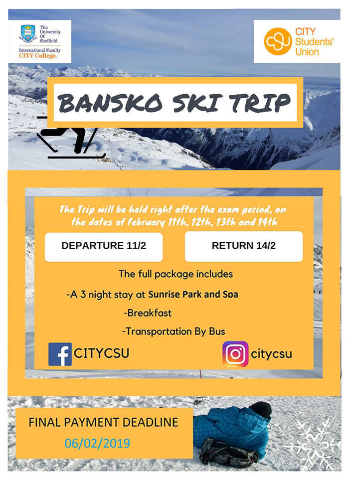 Bansko Ski Trip by the CSU