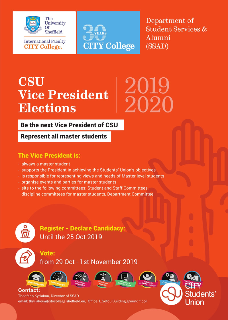 CSU Vice President Elections 2019-20