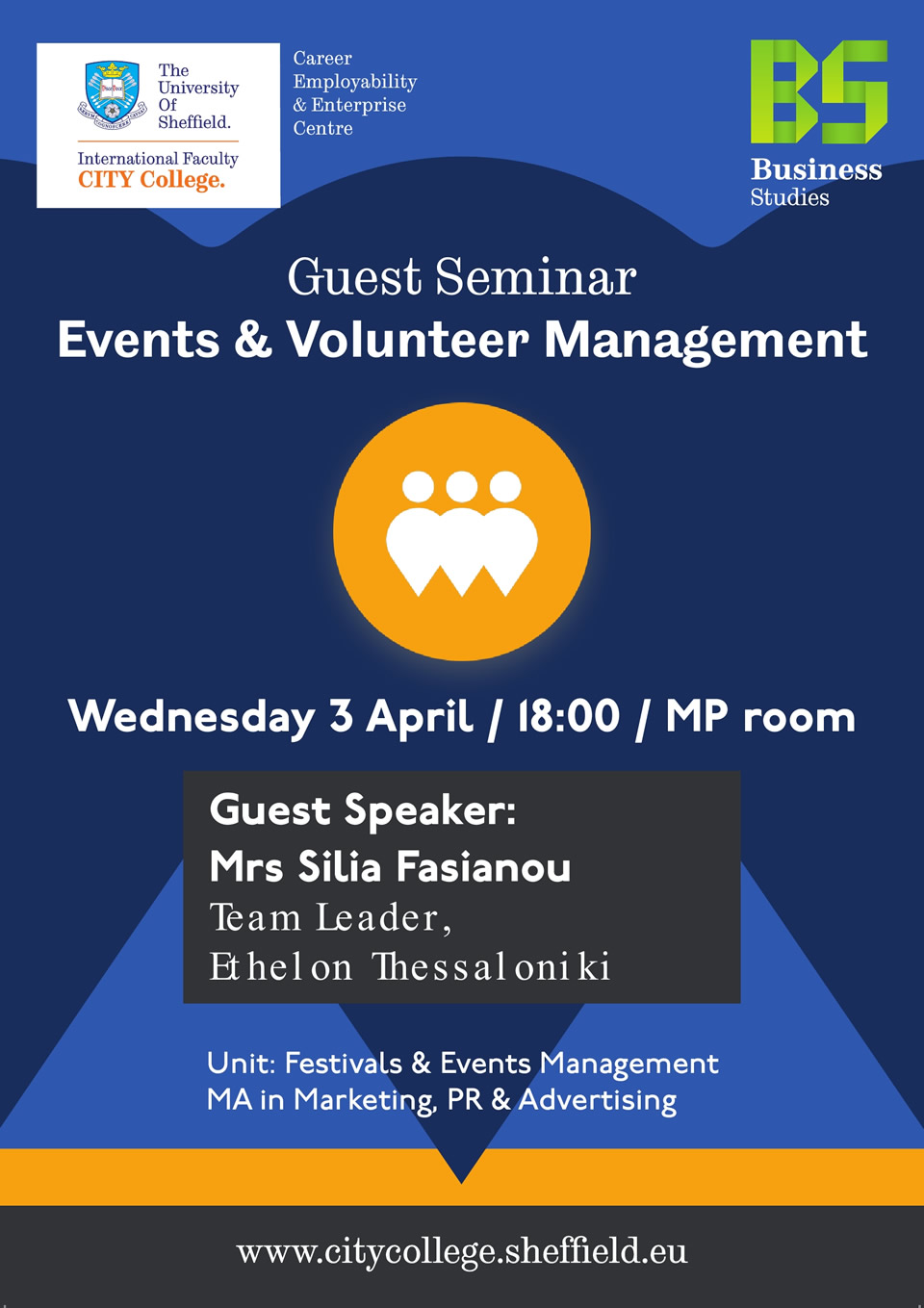 Guest Seminar on Events & Volunteer Management