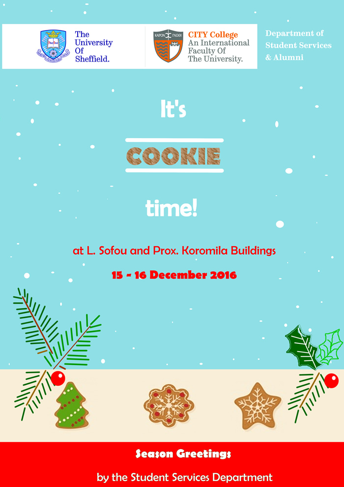 Cookie Time - The University of Sheffield International Faculty, CITY College