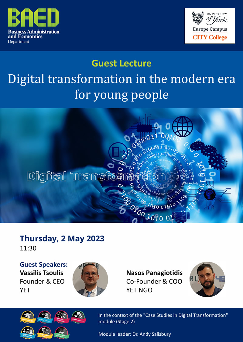 Digital transformation in the modern era for young people