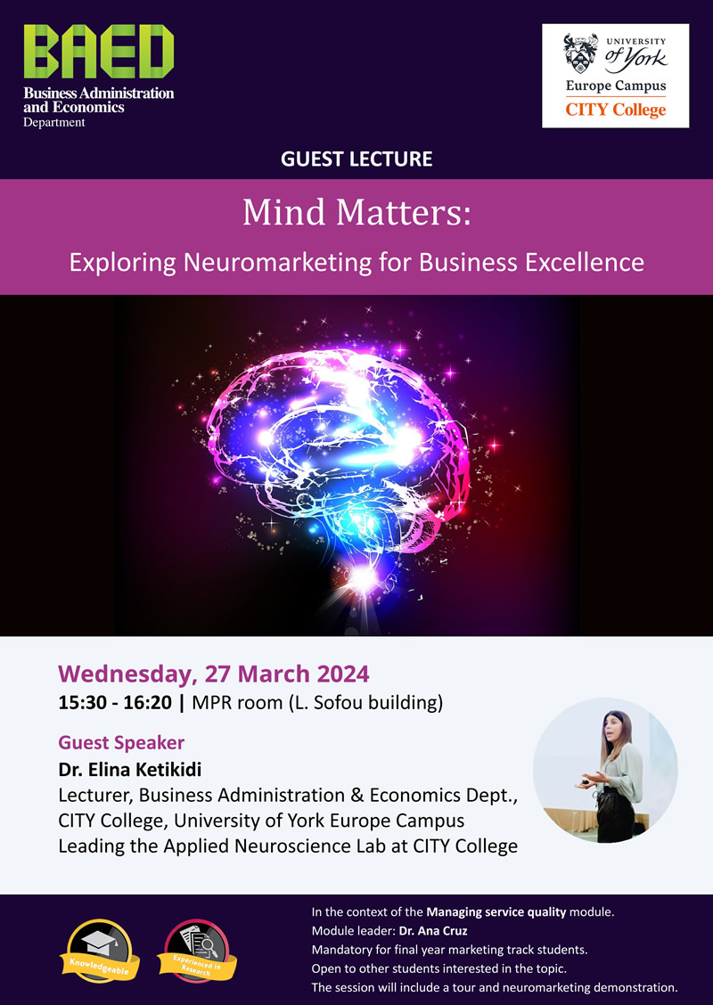 Guest Lecture - Mind Matters