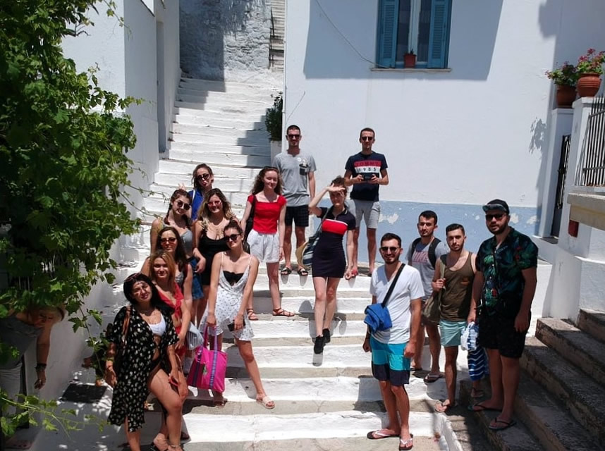 Summer trip to Skiathos island for CITY College students