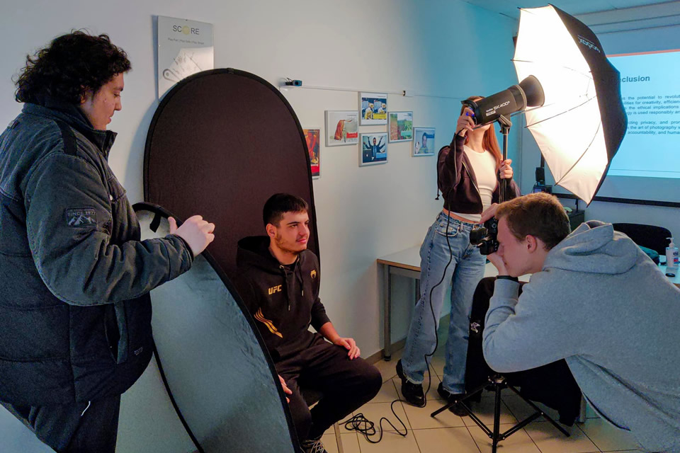 Digital imaging production from CITY College students studying Communication and Digital Media