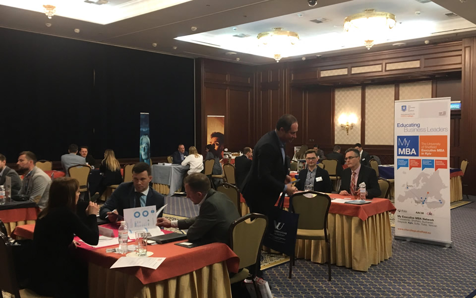 Dr Szamosi participates in panel discussion at Access MBA in Kyiv