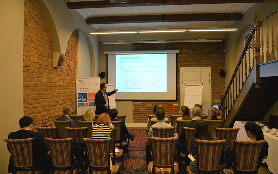 HR Seminar by Dr Leslie Szamosi, Director of the Executive MBA programme of the International Faculty on ‘Getting the Top to Listen’ in Lviv