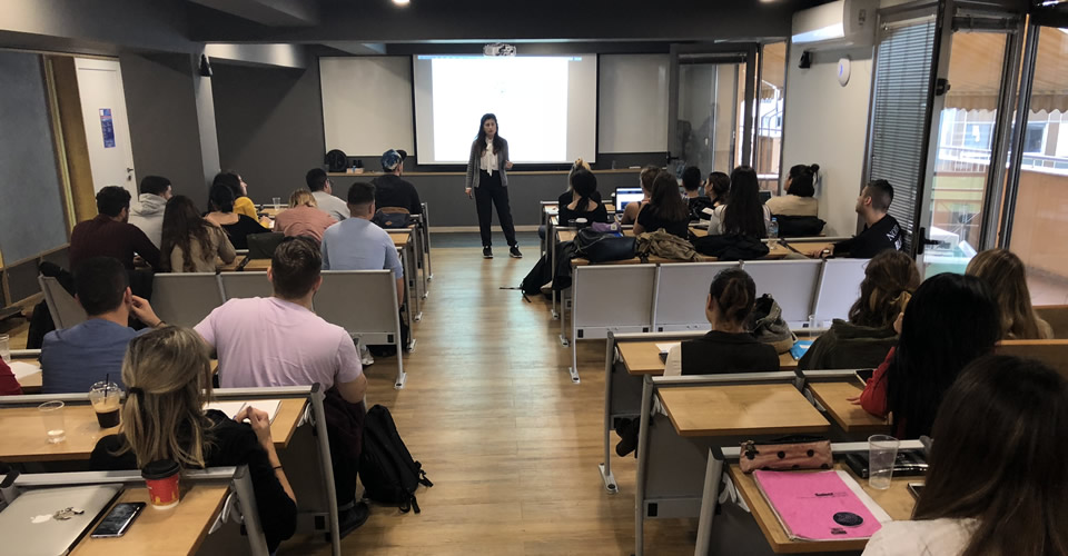 The International Faculty CITY College was happy to host a number of startups, namely, The Port, Tripannion, Grek.addict, Embiots and Octappush in the frame of "Entrepreneurs Talk" seminars