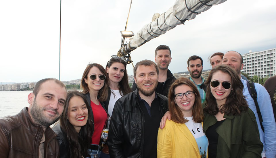 Sheffield Executive MBA Annual Study Week 2018 in Thessaloniki - Boat cruise in Thermaikos Gulf