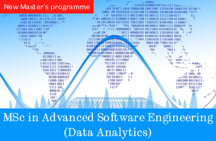 New Masters programme in Advanced Software Engineering with specialisation in Data Analytics