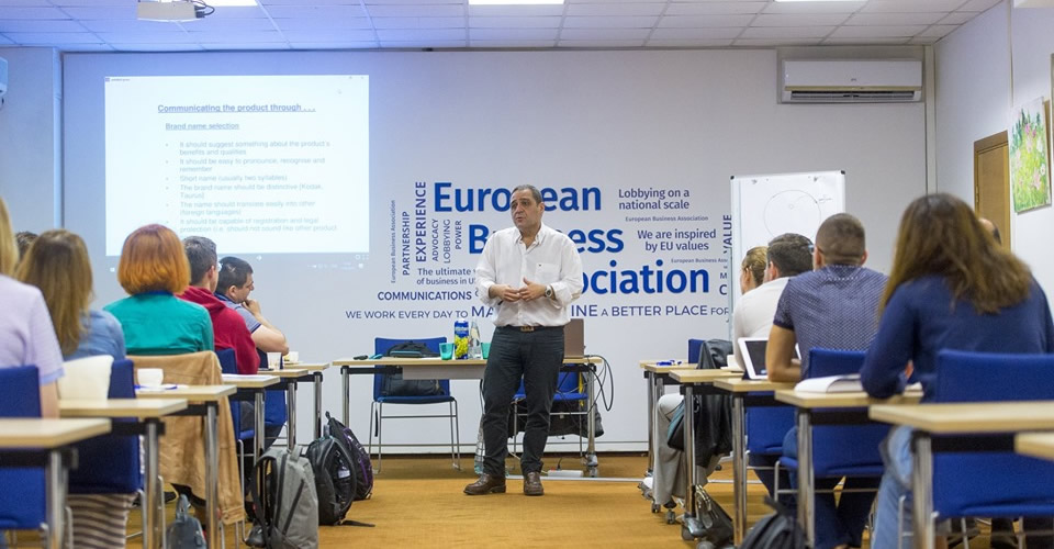 Mr Liassides delivers module on Marketing Communications in Kyiv