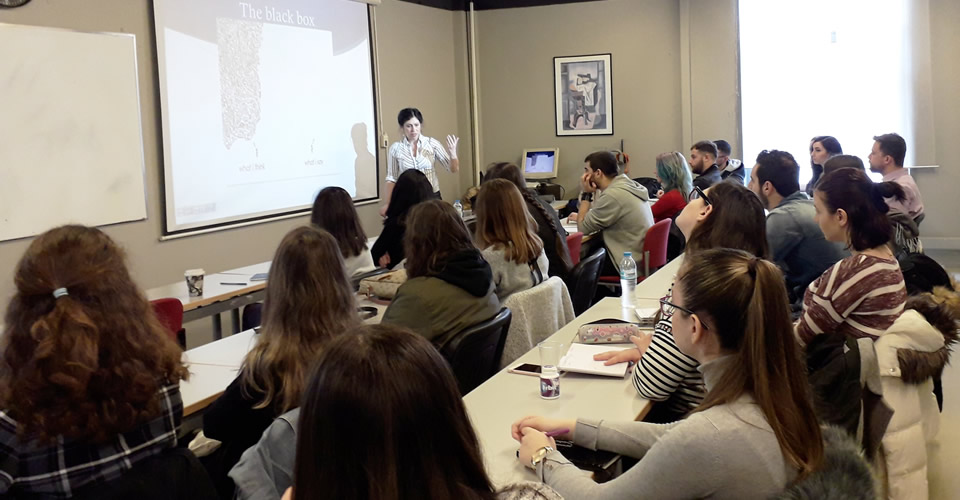 The new semester was launched on March 6th, with an interesting and enlightening presentation titled “Translation Process Research and Pedagogy