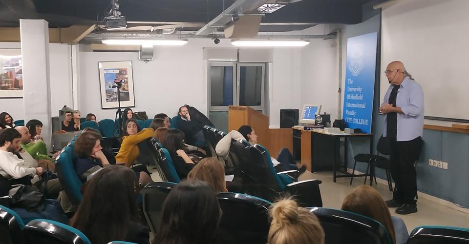 The second talk of the ‘Psychology for All’ series of the International Faculty’s Psychology Department was delivered Mr Petros Theodorou, Gestalt Psychotherapist