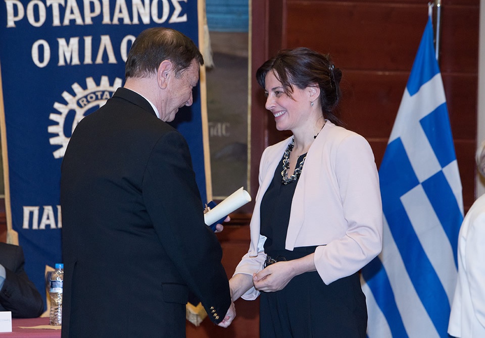 Ms Ioanna Kapnopoulou, Head of Marketing, Communications and Student Recruitment Department received the award on behalf of the International Faculty CITY College