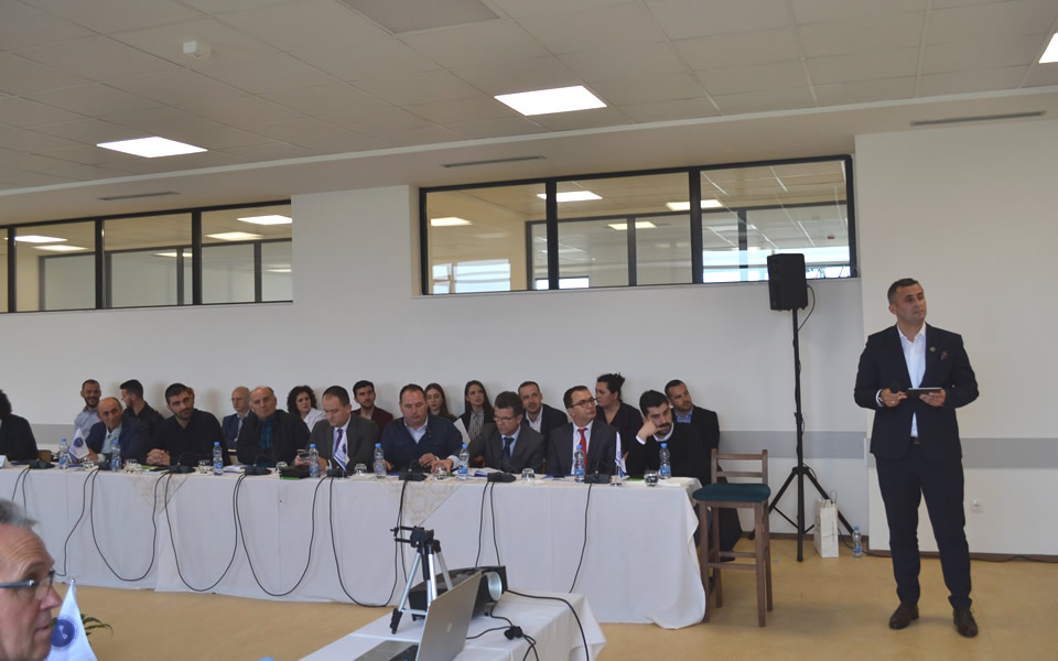 Besart Hajrizi, research associate of the research centre of CITY College, attended to a round table discussion organised by the University of Mitrovica