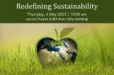 Guest lectures on "Redefining Sustainability"