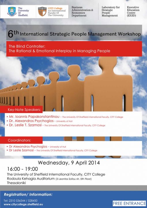 6th International Strategic People Management Workshop